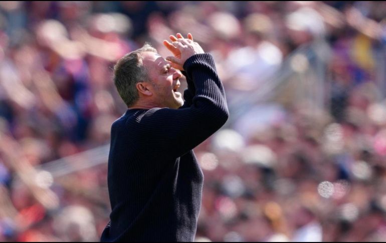 El entrenador del Barcelona destacó la relevancia del resultado respecto al contexto de fatiga del equipo. EFE / Alejandro García