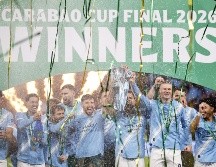 Con dos goles de Nico O'Reilly, Manchester City se proclamó campeón de la Carabao Cup. EFE /  TOLGA AKMEN
