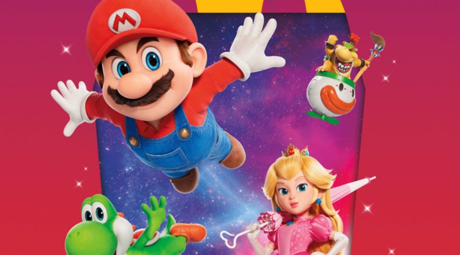 McDonald's ha comenzado a delinear su próxima estrategia promocional en torno al universo de Super Mario. X/ @McDonalds.