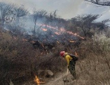 La Semadet activó una alerta atmosférica a causa del incendio forestal. CORTESÍA/ Protección Civil