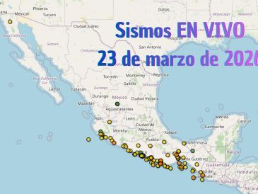 EN VIVO | Sismos en México | Lunes 23 de marzo. ESPECIAL / SSN
