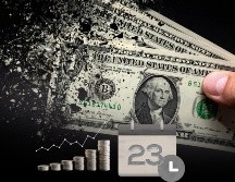 El dólar registró una baja este lunes en el inicio de la jornada. ESPECIAL / CANVA