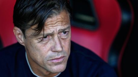 El argentino Matías Almeyda fue destituido este lunes 23 de marzo por el Sevilla como entrenador del equipo, al que solo le separan tres puntos de los puestos de descenso. AP / ARCHIVO