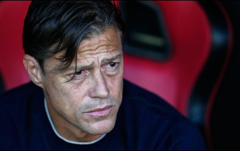 El argentino Matías Almeyda fue destituido este lunes 23 de marzo por el Sevilla como entrenador del equipo, al que solo le separan tres puntos de los puestos de descenso. AP / ARCHIVO