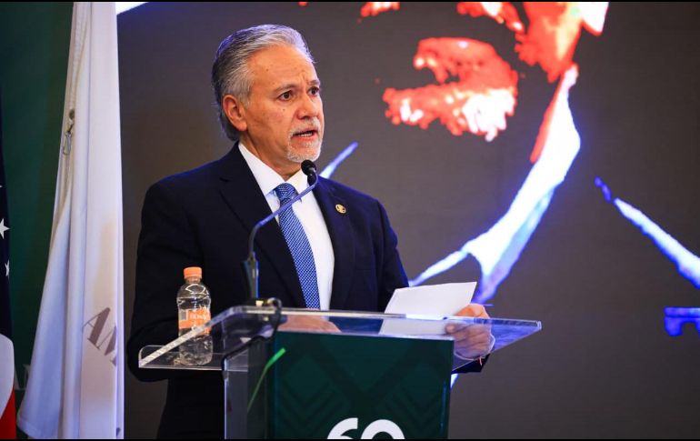 La Asamblea de Socios de la Amcham se realizó en un hotel de Zapopan a donde acudieron empresarios, funcionarios estatales y la cónsul de Estados Unidos en Guadalajara, Amy Scanlon. EL INFORMADOR/ J. Acosta