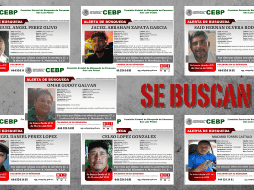 Los desaparecidos, de entre 20 y 30 años, fueron identificados como Ángel Daniel Pérez López, Miguel Ángel Pérez Olivo, Jaciel Zapata García, Omar Godoy Galván, Said Hernán Olvera, Celso López González y Macario Torres Castillo. ESPECIAL