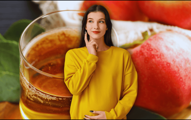 El vinagre de manzana ha tenido un resurgimiento entre algunas personas actualmente por sus beneficios. ESPECIAL / CANVA