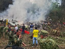 El atentado con explosivos en Colombia ocurrió poco después de que un avión militar se estrellara en Puerto Leguizamo. EFE/Miputumayo.com.co