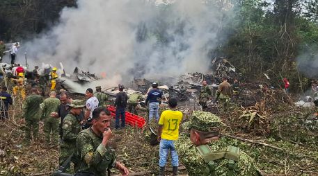 El atentado con explosivos en Colombia ocurrió poco después de que un avión militar se estrellara en Puerto Leguizamo. EFE/Miputumayo.com.co