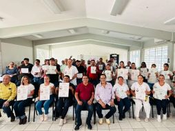 Durante el acto también se reconoció el trabajo del equipo operativo y académico, así como la labor de las y los instructores. CORTESÍA