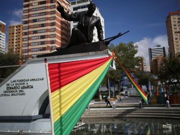 Bolivia perdió su salida al mar tras la guerra con Chile en 1879. EFE/L. Gandarillas