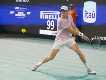 Sinner ha agarrado el truco para los Masters 1000, ya que no pierde un solo set desde hace 25 partidos. EFE/ A. Boal.