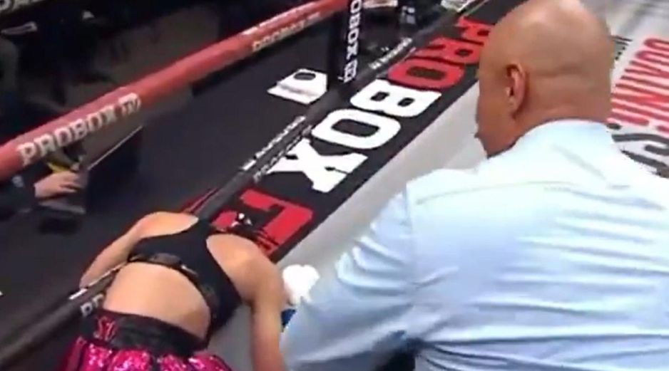 La joven boxeadora Isis Sio, de 19 años, se encuentra en coma inducido médicamente luego de sufrir un nocaut en el primer asalto de su combate ante Jocelyn Camarillo. ESPECIAL