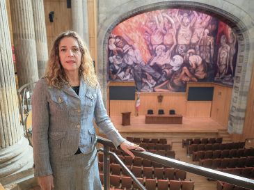 Laura Ayala, curadora de la muestra “Correspondencias: Orozco-Eisenstein”. EL INFORMADOR/ A. Navarro