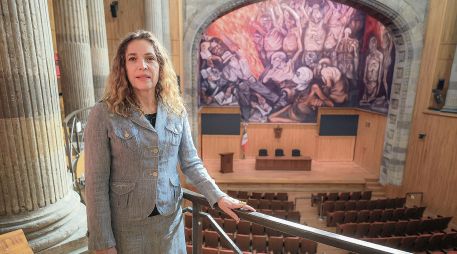 Laura Ayala, curadora de la muestra “Correspondencias: Orozco-Eisenstein”. EL INFORMADOR/ A. Navarro