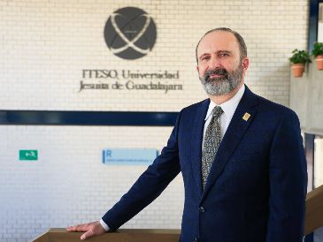 Alexander Zatyrka, rector del ITESO, destaca las metas cumplidas en el último año. EL INFORMADOR/J. Acosta