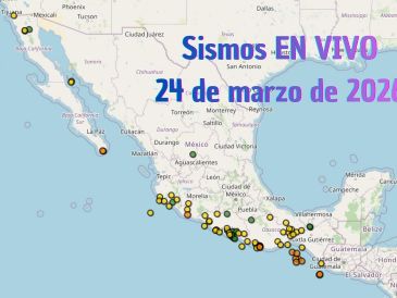 EN VIVO | Sismos en México | Martes 24 de marzo. ESPECIAL / SSN