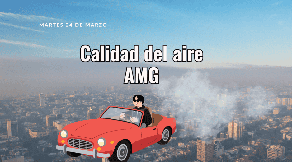 Este martes 24 de marzo, SEMADET registra mala calidad de aire en Santa Fe con 84 puntos IMECA. EL INFORMADOR / ARCHIVO