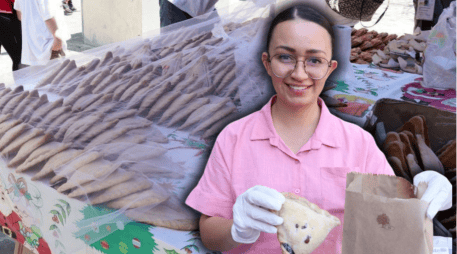 La venta de empanadas en el Centro de Guadalajara está estrechamente vinculada con el Jueves Santo y la visita de los siete templos. ESPECIAL/Gobierno de Guadalajara