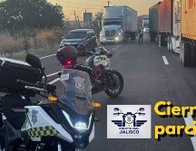 Se recomienda a la población tomar tiempo para traslados y anticipar sus movimientos. ESPECIAL / FACEBOOK Policía Vial Jalisco