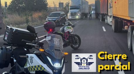 Se recomienda a la población tomar tiempo para traslados y anticipar sus movimientos. ESPECIAL / FACEBOOK Policía Vial Jalisco