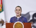 En "La Mañanera" Sheinbaum enfatizó que el objetivo era presentar la Ley General contra el feminicidio. EFE/ S. GUTIÉRREZ
