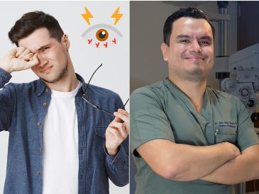 El doctor Julio César Moreno explica cómo identificar si tienes "ojo seco". ESPECIAL