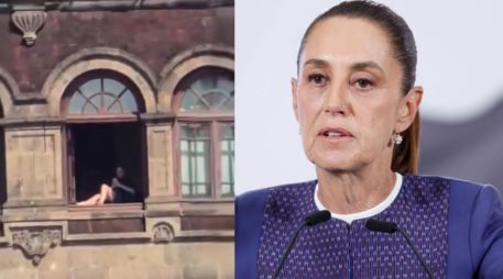 La Mandataria fue cuestionada por el material viral en redes. EFE/S. Gutiérrez/X/@vampipe/ESPECIAL