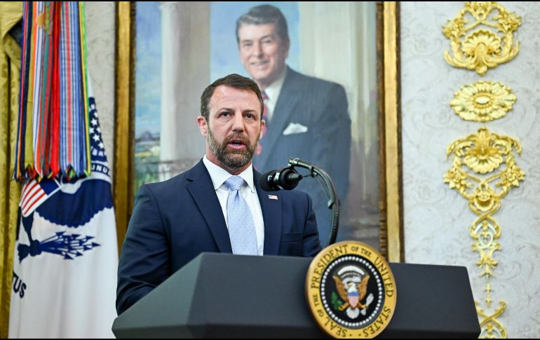 Markwayne Mullin, senador republicano de Oklahoma, fue confirmado para el cargo ayer lunes en el Senado, con una votación de 54 votos a favor y 45 en contra. EFE / G. Sloan