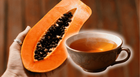 El té de semillas de papaya debe tomarse en ayunas para que el cuerpo reciba mejor sus beneficios. ESPECIAL/Canva