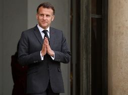 Emmanuel Macron también conversó con el presidente de Israel, Isaac Herzog, sobre la situación en Medio Oriente. EFE/Y. Valat