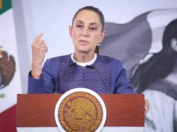 Sheinbaum plantea investigar toda muerte violenta de mujeres como feminicidio obligatorio. SUN/ L. CAMACHO.