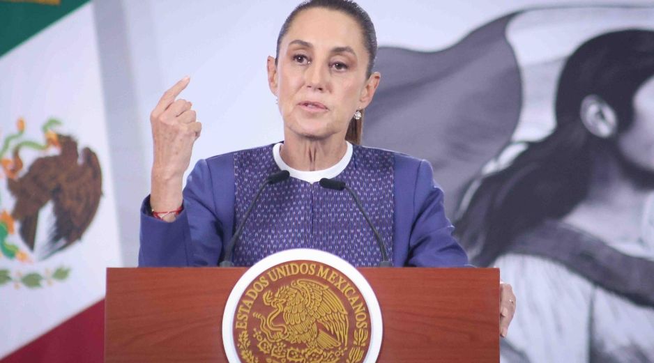 Sheinbaum plantea investigar toda muerte violenta de mujeres como feminicidio obligatorio. SUN/ L. CAMACHO.