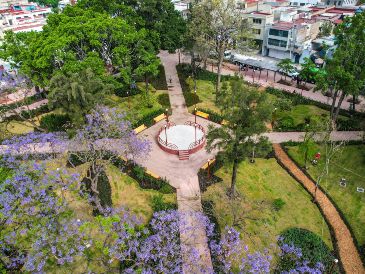 Imagen aérea del Parque de la Revolución tras su rehabilitación. EL INFORMADOR/A. Navarro