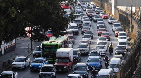 El programa Hoy No Circula se aplica de las 5:00 a las 22:00 horas en todas las alcaldías de la Ciudad de México y en tres zonas conurbadas del Estado de México. SUN/C. Mejía