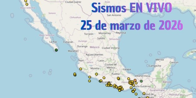 Temblor HOY: EN VIVO | Sismos en M&eacute;xico y Jalisco | Mi&eacute;rcoles 25 de marzo de 2026