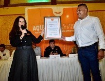 La coordinadora estatal del partido, Mirza Flores, destacó la unidad y los acuerdos que se han logrado para fortalecer la estructura. ESPECIAL