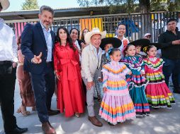 En la visita al Jardín de Niños 