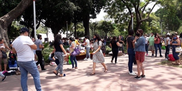 Blindan el Parque de la Revoluci&oacute;n contra comerciantes