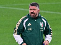 Gennaro Gattuso. El proyecto del seleccionador de Italia llega a su primer gran examen en un escenario de máxima presión. EFE/M. Maraviglia