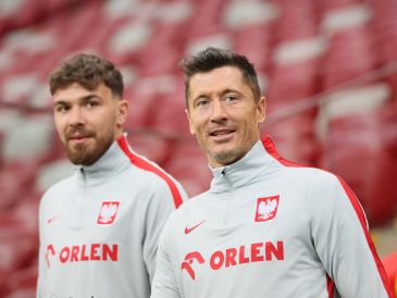 A sus 37 años, Robert Lewandowski está quizá ante su última oportunidad de jugar otra Copa del Mundo. EFE/L. Szymanski