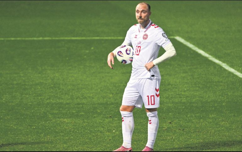Christian Eriksen. Su experiencia será vital en una repesca sin margen de error. EFE