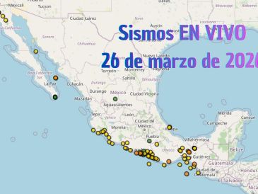 EN VIVO | Sismos en México | Jueves 26 de marzo. ESPECIAL / SSN