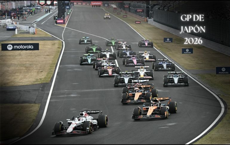 El GP de Japón 2026 se corre en Suzuka, uno de los circuitos más exigentes del calendario. ESPECIAL / AFP y CANVA