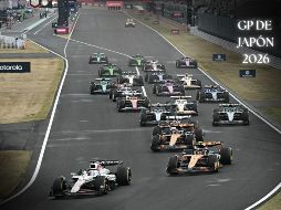 El GP de Japón 2026 se corre en Suzuka, uno de los circuitos más exigentes del calendario. ESPECIAL / AFP y CANVA