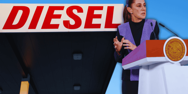 Sheinbaum anuncia tope al precio del di&eacute;sel; en esto quedar&aacute;
