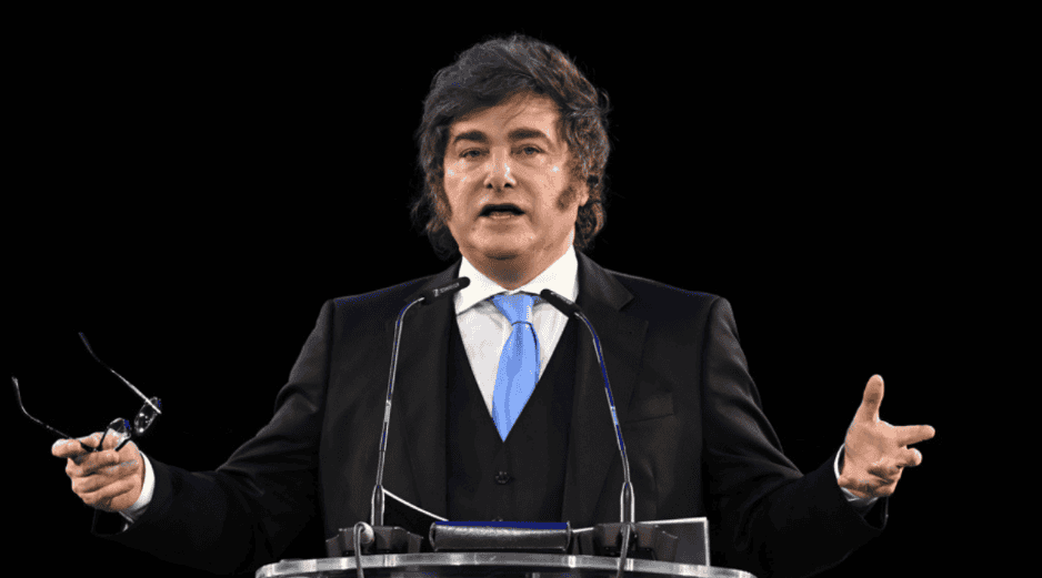 La declaración fue informada por la oficina del presidente argentino, Javier Milei. EFE/F. Villar