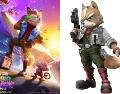 Fox McCloud es un zorro antropomórfico de color rojo y figura central dentro de la saga Star Fox. ESPECIAL/NINTENDO