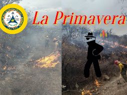 La conlcusión sobre si el incendio en La Primavera fue accidental o incidental, tardará al menos una semana más. ESPECIAL / FACEBOOK Protección Civil Jalisco