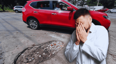 Un peligro latente para cualquier automóvil es caer en un bache y, por desgracia, es muy común. EL INFORMADOR / ARCHIVO / ESPECIAL / CANVA